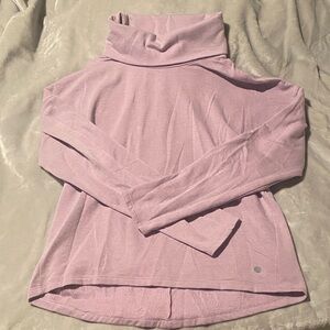 Lavender Turtleneck Long Sleeve Top